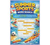 Summer Sports Word Search: Fun and Challenging Puzzles for Adults