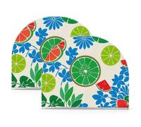 Summer Style Limone Anguria Moda Acrilico Portatovaglioli Set per Tavolo, Cucina autoportante Portatovaglioli per Carta Home Decor