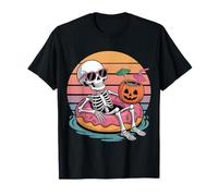Summer Summerween Halloween Beach Donut Party Spooky Maglietta