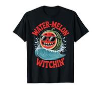 Summer Summerween Halloween Spooky Beach WaterMelon Party Maglietta