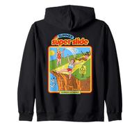 Summer Super Slide Sarcastic Retro Vintage Funny Adult Humor Felpa con Cappuccio