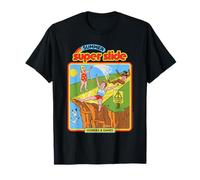 Summer Super Slide Sarcastic Retro Vintage Funny Adult Humor Maglietta