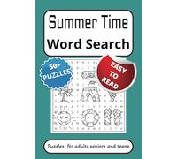 Summer Time Word Search Puzzle Book: 6 × 9 inches,15.2 × 22.9 cm, 110 pages, 50+ puzzles, Perfect for vacations and relaxing time!