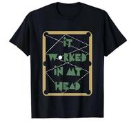Summer Tops Men Clothing It Worked in My Head - Pool Billiard Team T-Shirt Women Clothing