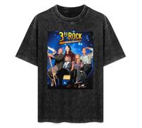 Summer Unisex T-Shirt 3RD Rock from The Sun Soft Pure Cotton T-Shirt Black 3XL