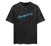 Summer Unisex T-Shirt Cagney And Lacey 80s TV Series Logo Soft Pure Cotton T-Shirt Black M