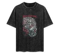 Summer Unisex T-Shirt Heaven Shall Burn Soft Pure Cotton T-Shirt Black L