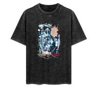 Summer Unisex T-Shirt Serial Experiments Lain Soft Pure Cotton T-Shirt Black L
