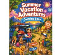 Summer Vacation Adventures Coloring Book
