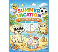 Summer Vacation Coloring Book for Kids