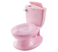 Summer - Vasino per bambini rosa, realistico, per abituarsi a usare il vasino, sembra un WC per adulti, facile da svuotare e pulire