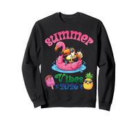 Summer Vibes 2026 Tucano con Flamingo Float Beach Trip Felpa