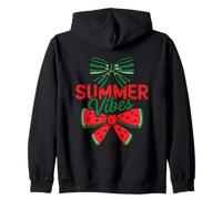 Summer Vibes Anguria Bow Design Art Felpa con Cappuccio