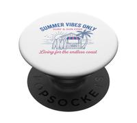 Summer Vibes Only Surf Sun Cove Vacanza al mare PopSockets PopGrip Adesivo