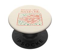 Summer Vibes Social Club (Grafica picnic) PopSockets PopGrip Adesivo