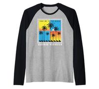 Summer Vibes, Summer Paradise, Take Me To The Beach Maglia con Maniche Raglan
