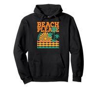 Summer vibes Sunset Wave Beach Sea sunshine Summer Felpa con Cappuccio