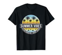 Summer vibes Sunset Wave Beach Sea sunshine Summer Maglietta