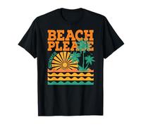 Summer vibes Sunset Wave Beach Sea sunshine Summer Maglietta