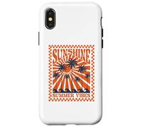 Summer vibes, Sunset Wave, Sunshine Paradise, Summer Custodia per iPhone X/XS