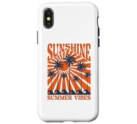 Summer vibes, Sunset Wave, Sunshine Paradise, Summer Custodia per iPhone X/XS