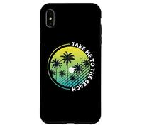 Summer vibes Sunset Wave sunshine, Take me to the beach Custodia per iPhone XS Max