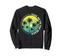 Summer vibes Sunset Wave sunshine, Take me to the beach Felpa