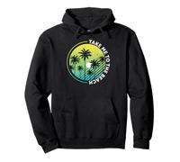 Summer vibes Sunset Wave sunshine, Take me to the beach Felpa con Cappuccio