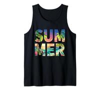 Summer Vibes T-Shirt - Tropical Beach Sunset Vacanza Tee Canotta