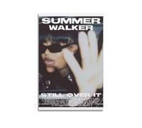 Summer Walker - Tela artistica da parete con musica e film, decorazione estetica per soggiorno e camera da letto, 40 x 60 cm, senza cornice