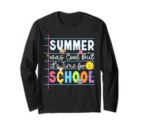 Summer Was Cool But It’s Time for School Maglia a Manica