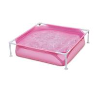 Summer Waves Piscina a telaio rosa, piccola, 122 x 122 x 30 cm