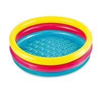 Summer Waves Piscina, Piscina Gonfiabile Rimovibile per Bambino, Piscina per Famiglie, Piscina da Giardino, Piscina Rotonda Multicolore, 86 x 25 CM