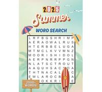 Summer Word Search: A Sunny Puzzle Book with 2000+ New Words, For Adults, Large Print