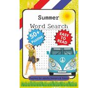 Summer Word Search Book: 50+ Word Search Puzzles with Easy to Read Print about Summer vacation, beach fun, For Anxiety Relief and relaxation | 6x9 inches, 110 p