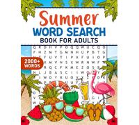 Summer Word Search Book for Adults: 100+ Large Print Puzzles with 2000+ Unique Words to Challenge Your Mind and Help You Relax