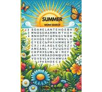 SUMMER WORD SEARCH: GLOSSY COVER, 6 X 9 INCHES | 50 PUZZLES WITH SOLUTIONS | 500 WORDS, 102 PAGES