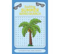 Summer Word Search Puzzle Book: Easy to Read Print | Summer Activities | Word Puzzles | 50 Puzzles | Relaxing | 6 x 9 Inches |