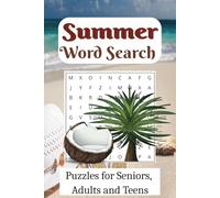 Summer Word Search Puzzle Book: Word Search with Easy to Read Print about Summer, Beaches, and Vacations and more 6x9 inches, 110 pages 50+ puzzles... Gifts for Vacations, Holidays and Frees Times.