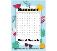 Summer Word Search Puzzle Book: Word Searches with Easy Read Print about Summer, Beach, Vacation and More | 6x9 inches, 110 pages | 50+ Puzzles ... Gift for Vacation, Holidays and Free Time