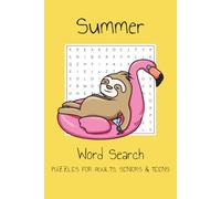 Summer Word Search Puzzle Book: Word Searches with Easy to Read Print about Summer, BBQ, Beach and More | 6x9 inches, 110 pages | 50+ Puzzles … Gift for Vacations, Holidays and Free Times