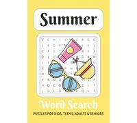 Summer Word Search Puzzle Book: Word Searches with Easy to Read Print about Summer, Beach, Holidays and More | 6x9 Inches, 110 Pages | 50+ Puzzles | ... | Gift for Holidays, Vacations and Free Times