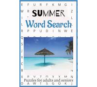 Summer Word Search Puzzle Book: Word searches with easy to read print about Summer, Beach, Relaxing Vacation and more |6x9 inches | 110 pages | 55 puzzles