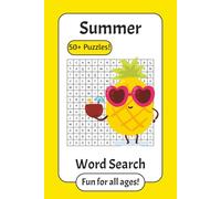 Summer Word Search Puzzle Book: Word Searches with Easy to Read Print about Summer, Beaches and More | 6x9 inches, 110 pages | 50+ Puzzles ... Gift for Vacations, Holidays and Free Time