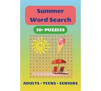 Summer Word Search Puzzle Book: Word Searches with Easy-to-Read Print about Summer, Beaches, Ice Cream and More | 6×9 inches, 110 pages | 50+ Puzzles … Gift for Vacations, Holidays and Leisure Times