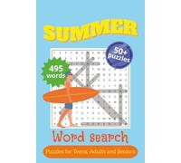 Summer Word Search Puzzle Book: Word Searches with Easy to Read Print about Summer, Camping, Vacations and More | 6x9 inches, 110 pages | 50+ Puzzles… ... Gift for Travels, Holidays and Free Times