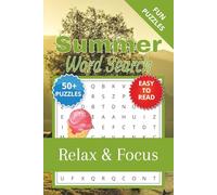 Summer Word Search Puzzle Book: Word Searches with Easy to Read Print about Summer, Summertime, Warm Season and More | 6x9 inches, 110 pages | 50+ Puzzles … Gift for Vacations, Holidays and Relaxation