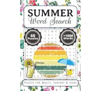 Summer Word Search Puzzle Book: Word Searches With Easy To Read Print About Summer, Summertime, Warm Season And More | 6 x 9 Inches,120 Pages | 60 ... For Vacations, Holidays And Free Times.