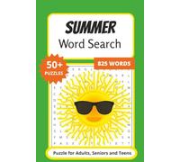 Summer Word Search Puzzle Book: Word Searches With Easy to Read Print about Summer, Vacation, Beach and More | 6x9 inches, 110 pages, | 50+ puzzles … Gifts for Vacations, Holidays and Free Times