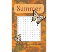 Summer Word Search Puzzle Book: Word Searches with Easy to Read Print about Summer, Vacation, Relaxation, and More | 6x9 inches, 110 pages | 50+ puzzles … For Relaxation and Anxiety Relief